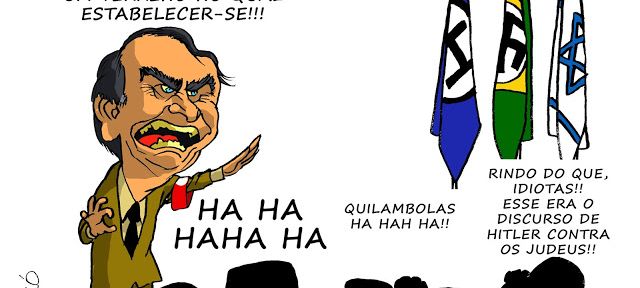 A FALA RACISTA E NAZISTA DE BOLSONARO CONTRA OS NEGROS QUILOMBOLAS