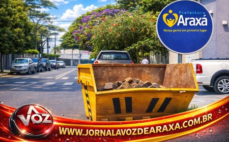Prefeitura orienta sobre uso correto de caçambas em Araxá