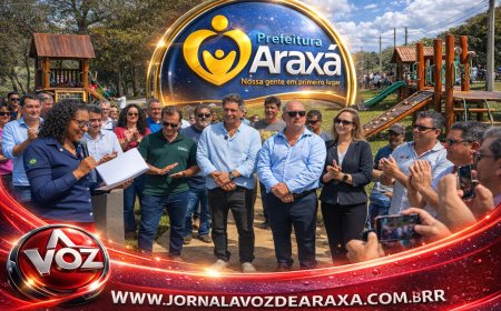 Parceria entre Prefeitura e iniciativa privada inaugura nova praça no setor oeste de Araxá