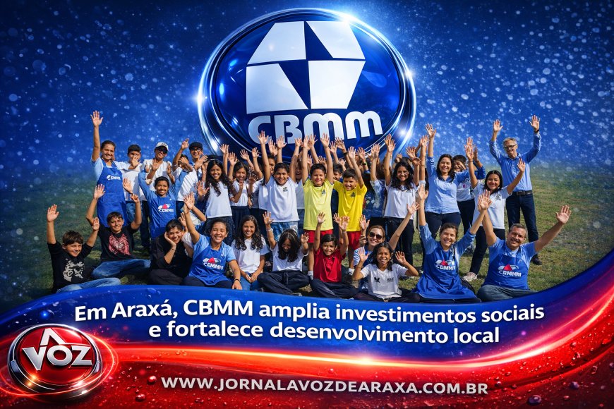 Em Araxá, CBMM amplia investimentos sociais e fortalece desenvolvimento local