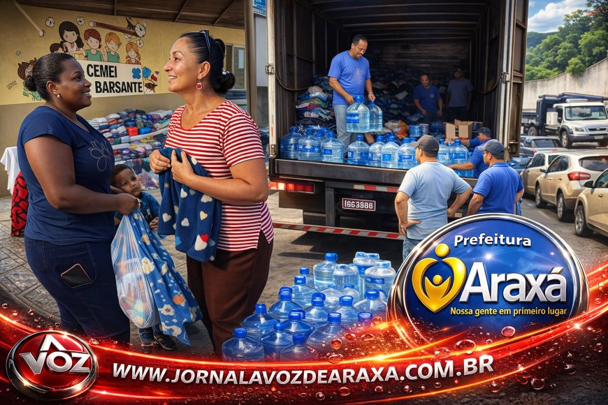 Araxá arrecada mais de 35 toneladas de doações para famílias atingidas pelas chuvas