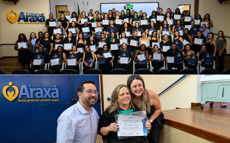 Prefeitura de Araxá realiza formatura de 84 agentes em cursos técnicos de saúde e combate às endemias