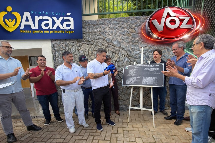 Prefeitura de Araxá inaugura Praça da Banheira com nova estrutura de lazer e convivência