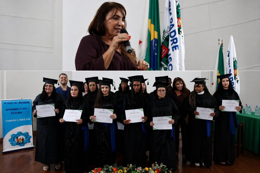 Prefeitura de Araxá forma 36 alunos da EJA e mantém matrículas abertas o ano todo