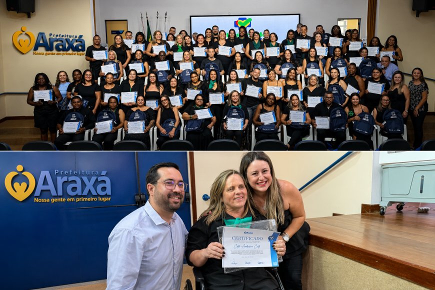 Prefeitura de Araxá realiza formatura de 84 agentes em cursos técnicos de saúde e combate às endemias