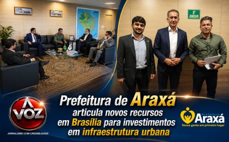 Prefeitura de Araxá articula novos recursos em Brasília para investimentos em infraestrutura urbana