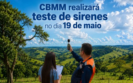 CBMM realizará teste de sirenes no dia 19 de maio