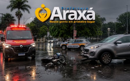 A cada 6 horas, um acidente de trânsito é registrado em Araxá