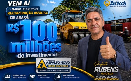Câmara Municipal aprova financiamento para o maior programa de recapeamento da história de Araxá