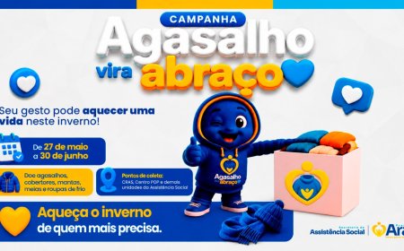 Campanha do Agasalho 2026 convida população a compartilhar calor e solidariedade