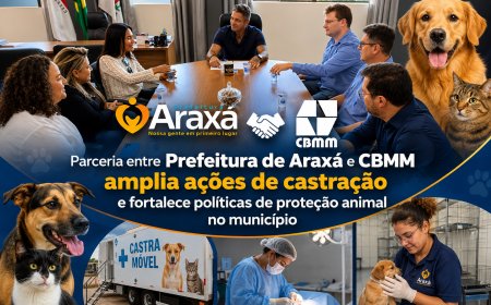 Parceria entre Prefeitura de Araxá e CBMM amplia ações de castração e fortalece políticas de proteção animal no município