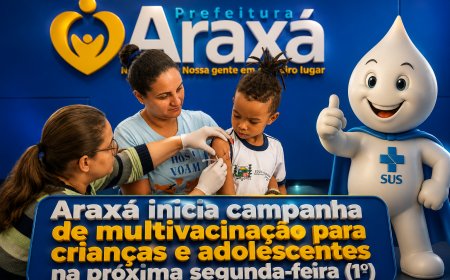 Araxá inicia campanha de multivacinação para crianças e adolescentes na próxima segunda-feira (1º)