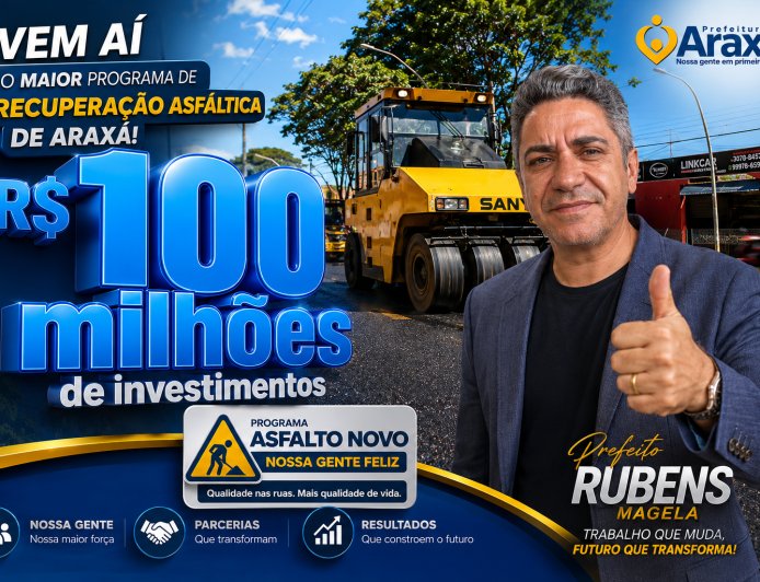 Câmara Municipal aprova financiamento para o maior programa de recapeamento da história de Araxá
