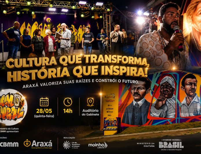 Projeto Memomural transforma ginásios municipais em galerias de arte a céu aberto em Araxá