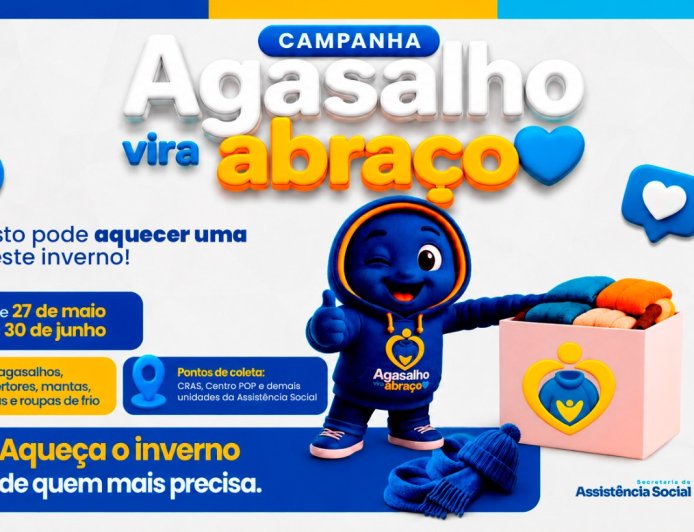 Campanha do Agasalho 2026 convida população a compartilhar calor e solidariedade