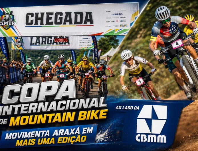 Copa Internacional de Mountain Bike movimenta Araxá em mais uma edição ao lado da CBMM