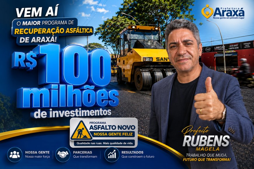 Câmara Municipal aprova financiamento para o maior programa de recapeamento da história de Araxá