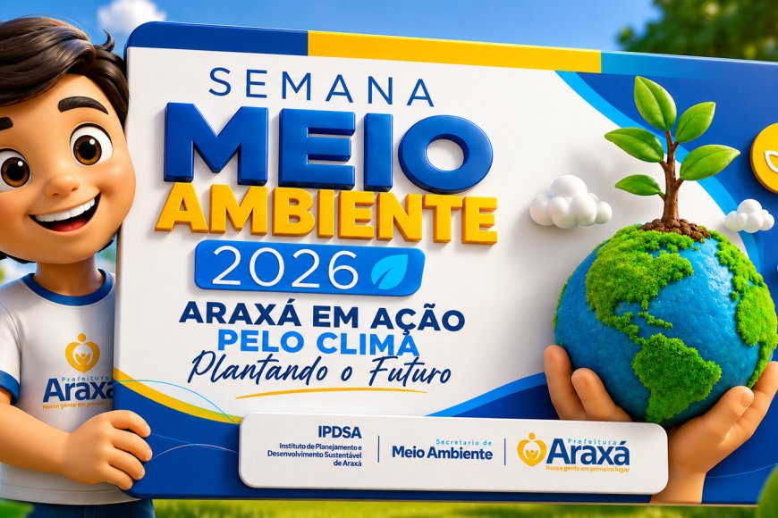 Semana do Meio Ambiente 2026 convida população a plantar o futuro e fortalecer ações pelo clima em Araxá C