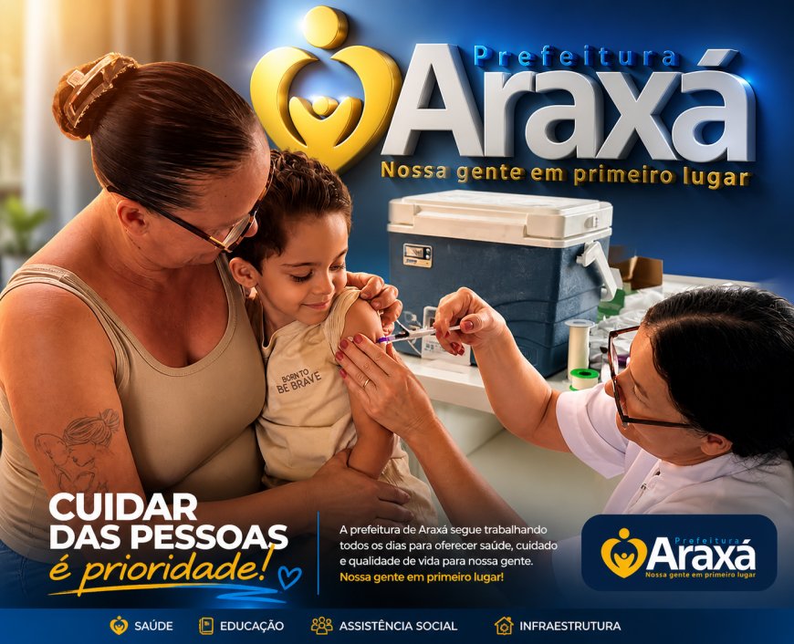Araxá registra baixa procura pela vacina da gripe e reforça importância da imunização