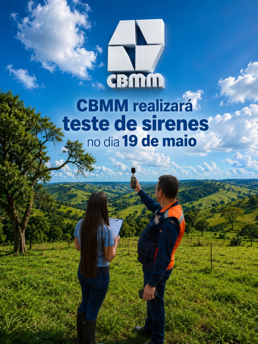 CBMM realizará teste de sirenes no dia 19 de maio