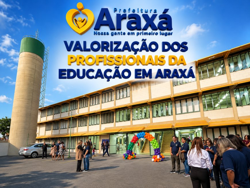 Prefeitura de Araxá reajusta salário de diretores das escolas municipais
