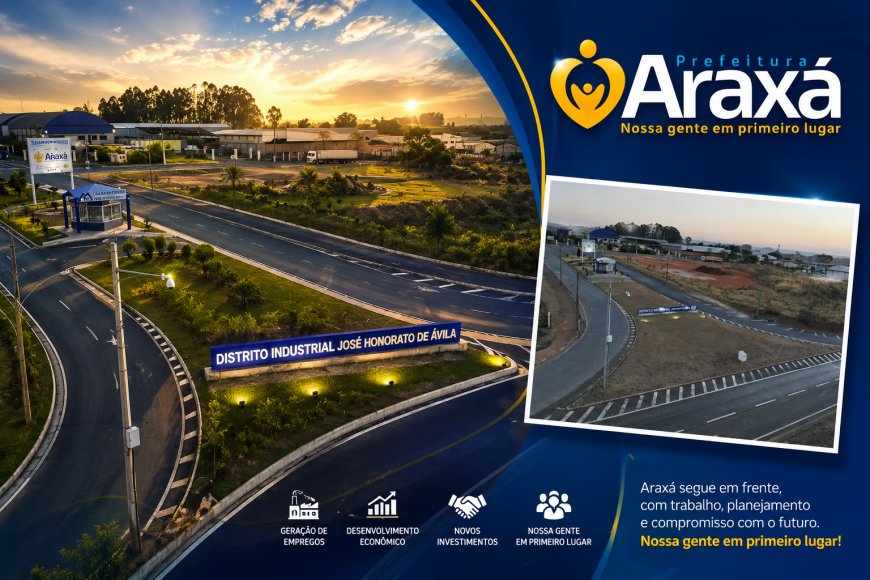 Prefeitura de Araxá vai realizar leilão de 14 terrenos no Distrito Industrial para estimular novos investimentos