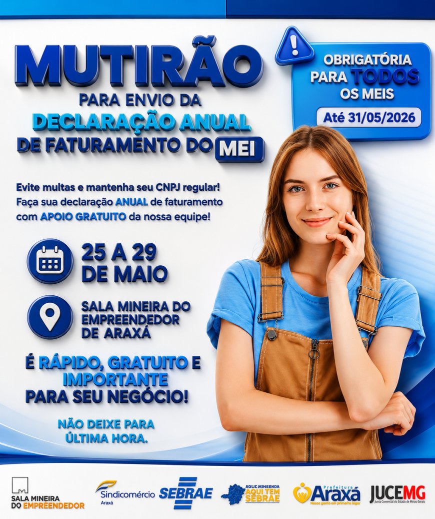 Sala Mineira do Empreendedor promove mutirão para auxiliar microempreendedores na entrega da Declaração Anual do MEI