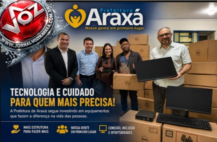 Procon de Araxá recebe novos computadores para ampliar e modernizar atendimento à população