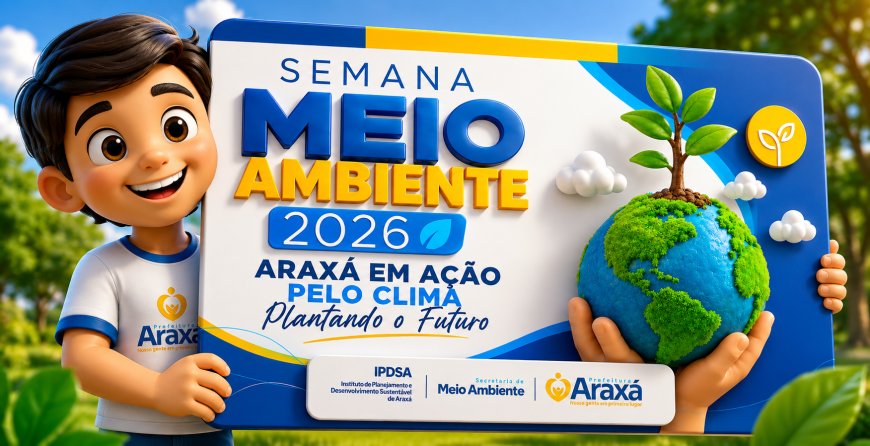 Semana do Meio Ambiente 2026 convida população a plantar o futuro e fortalecer ações pelo clima em Araxá C