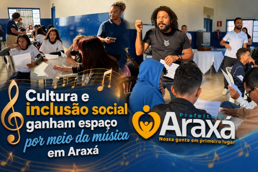 Cultura e inclusão social ganham espaço por meio da música em Araxá
