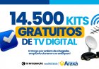 Moradores de Araxá receberão kits gratuitos de TV digital; veja como retirar