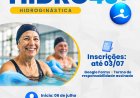 Prefeitura de Araxá abre inscrições para aulas gratuitas de hidroginástica para pessoas com mais de 40 anos