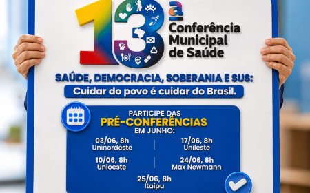 Pré-Conferências de Saúde começam nesta quarta-feira (3) em diferentes regiões de Araxá
