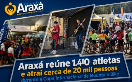 Araxá reúne 1.400 atletas e atrai cerca de 20 mil pessoas durante a Copa Internacional de Mountain Bike