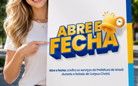 Abre e fecha: confira os serviços da Prefeitura de Araxá durante o feriado de Corpus Christi