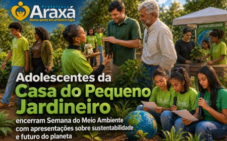 Adolescentes da Casa do Pequeno Jardineiro encerram Semana do Meio Ambiente com apresentações sobre sustentabilidade e futuro do planeta