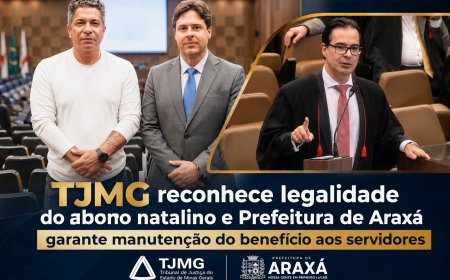 TJMG reconhece legalidade do abono natalino e Prefeitura de Araxá garante manutenção do benefício aos servidores