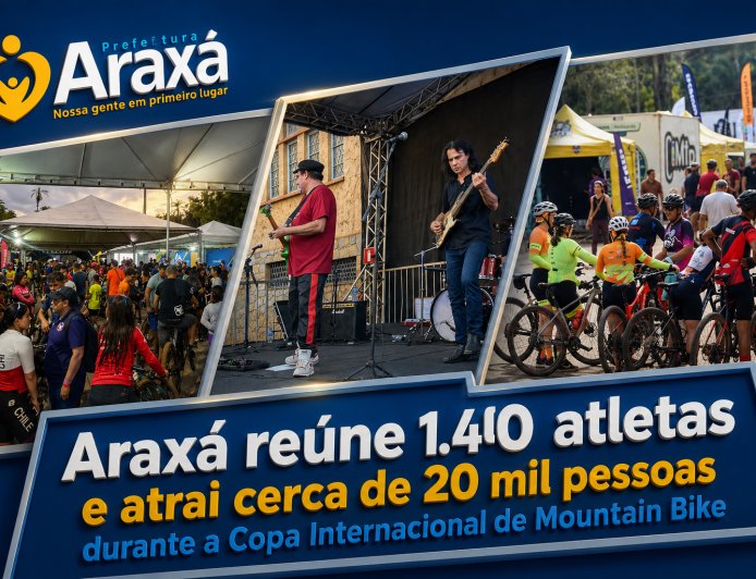Araxá reúne 1.400 atletas e atrai cerca de 20 mil pessoas durante a Copa Internacional de Mountain Bike