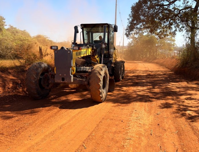 Secretaria de Agricultura realiza manutenção em cerca de 900 quilômetros de estradas rurais no primeiro semestre