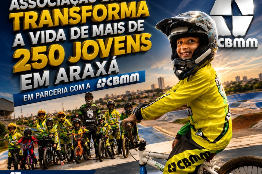 Associação BMX transforma a vida de mais de 250 jovens em Araxá em parceria com a CBMM