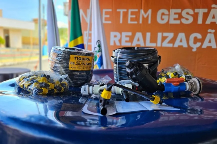 Produtores rurais de Araxá podem se inscrever para receber kits gratuitos de irrigação