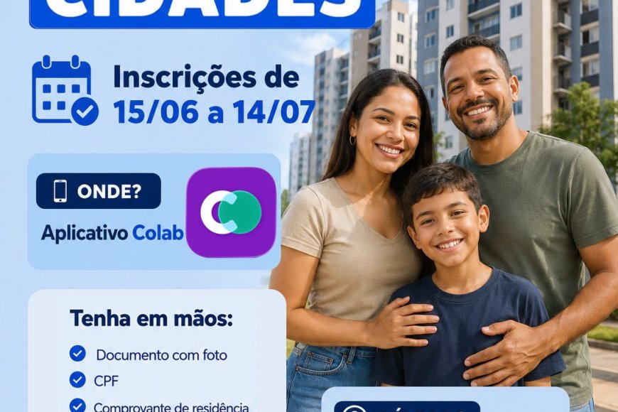 Inscrições para o Minha Casa, Minha Vida Cidades começam na segunda-feira (15) em Araxá