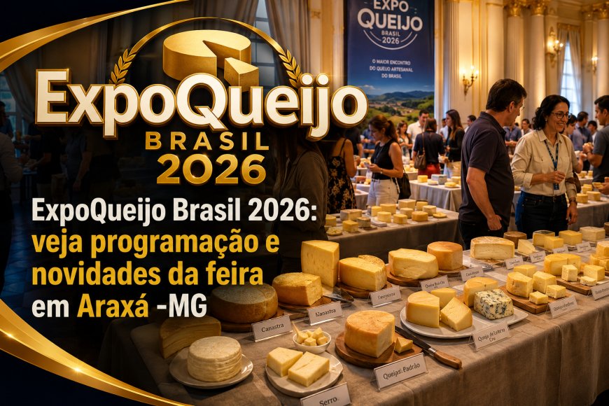 ExpoQueijo Brasil 2026: veja programação e novidades da feira em Araxá