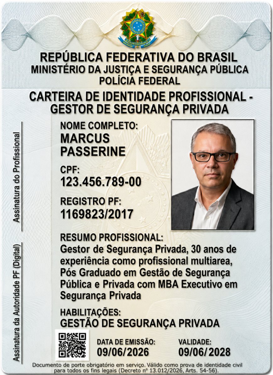 CONHEÇA A NOVA IDENTIDADE DO GESTOR DE SEGURANÇA