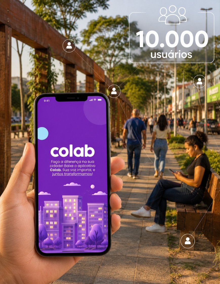 Aplicativo de Serviços Digitais Colab Cidadão alcança marca de 10 mil usuários em Araxá