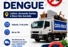 Prefeitura realiza mutirão de combate à dengue nos bairros Leblon, Armando Santos e Novo São Geraldo neste sábado (11)