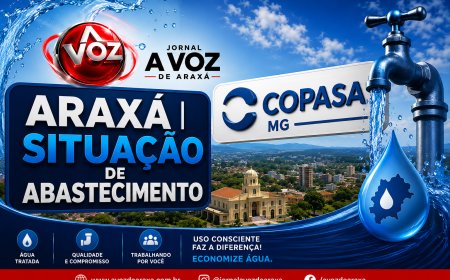 ARAXÁ | SITUAÇÃO DE ABASTECIMENTO