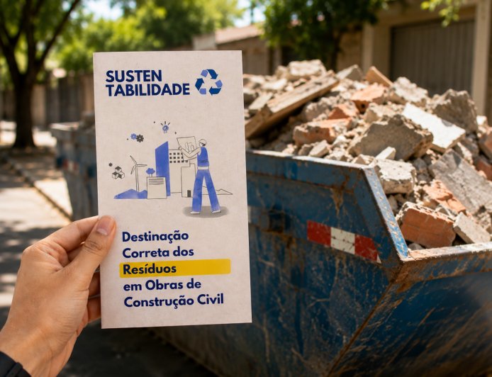 Vai fazer uma obra? IPDSA orienta sobre o descarte correto de entulho e reforça cuidados ambientais