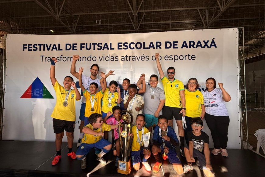Festival Escolar de Futsal chega ao fim após um mês de competições entre 14 escolas e mais de 450 alunos