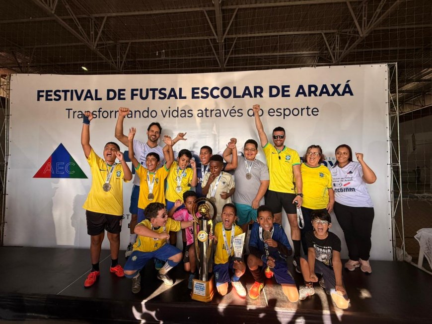 Festival Escolar de Futsal chega ao fim após um mês de competições entre 14 escolas e mais de 450 alunos